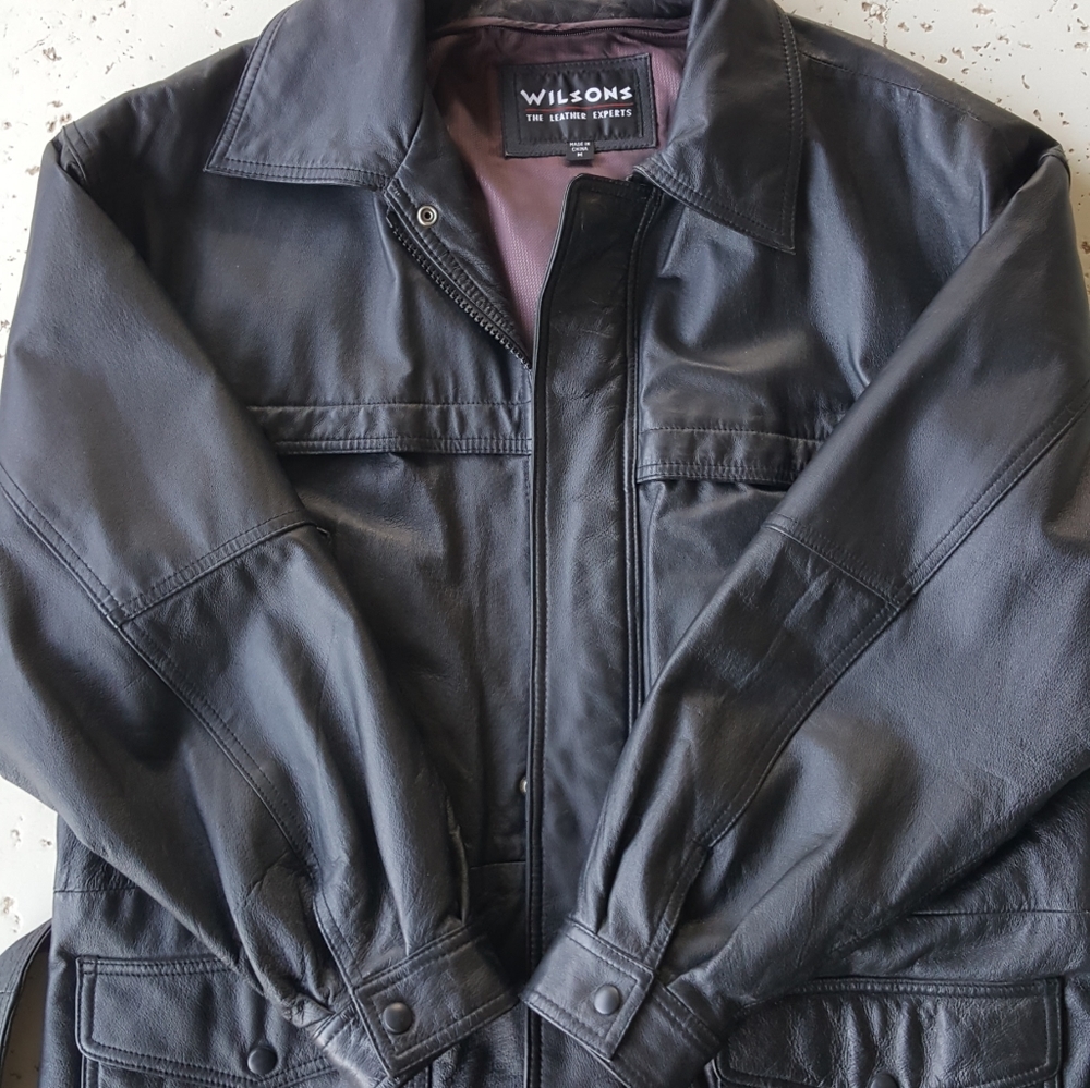 Vintage Wilson Leather Full Coat
